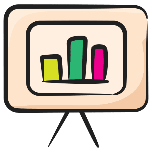 Presentation business and finance corporation corporate icon