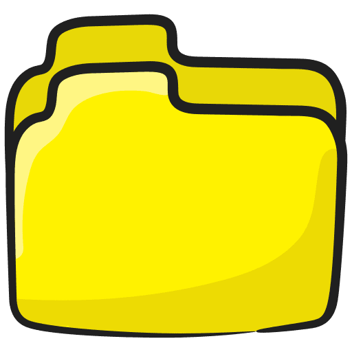 Folder storage data storage files and folders icon
