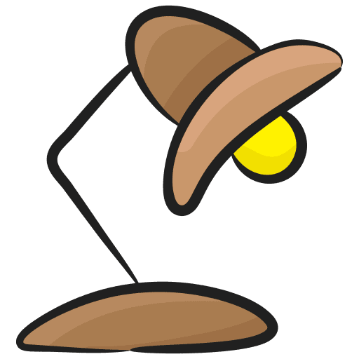 Table lamp gooseneck table lamp illumination icon