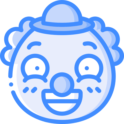 Clown smileys smile party icon