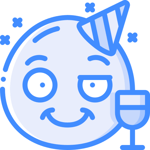 Drunk glass drunk wine icon