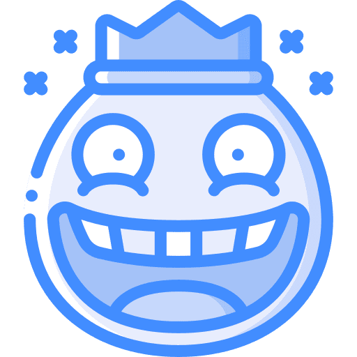 Grinning party smileys smile icon
