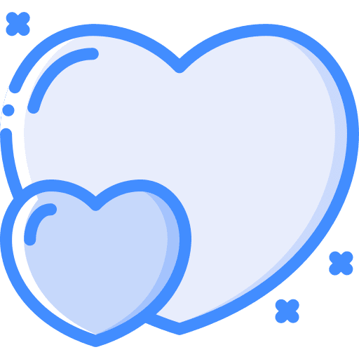 Hearts hearts emotion love and romance icon