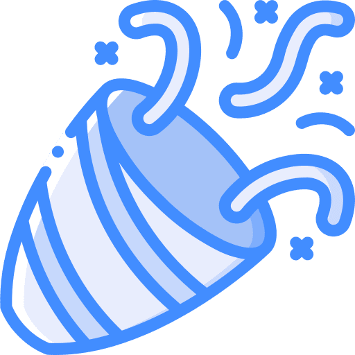 Poppers poppers event birthday and party icon