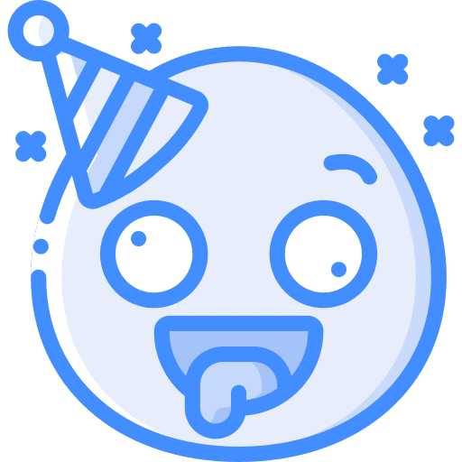 Silly smileys crazy tongue icon