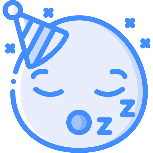 Sleeping sleeping hat smileys icon