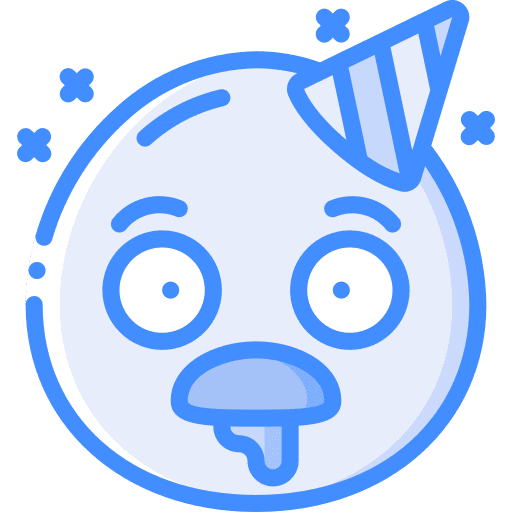 Dazed hat smileys drool icon