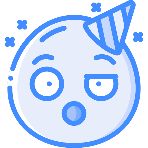 Drunk drunk hat silly icon