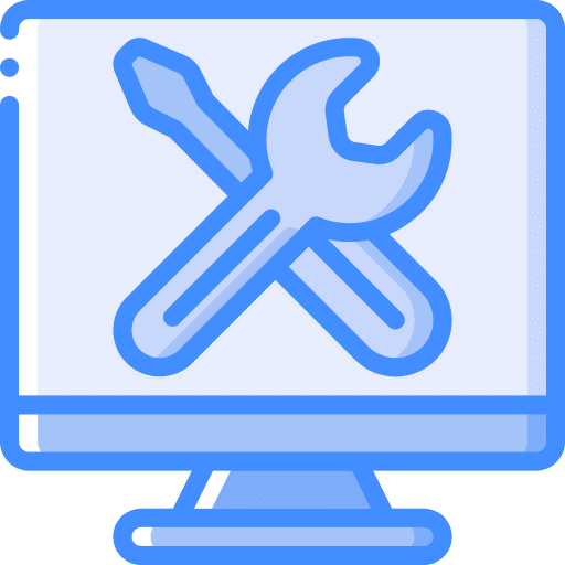 Repair tools desktop computer repair icon
