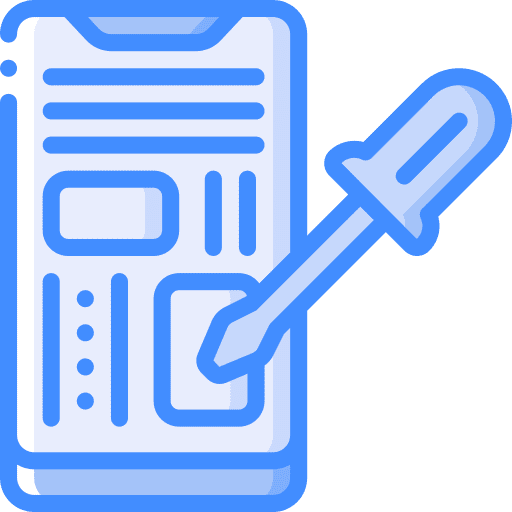 Smartphone electronics tools phone icon