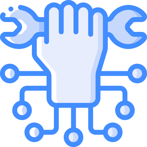 Technology edit tools tech service hands and gestures icon