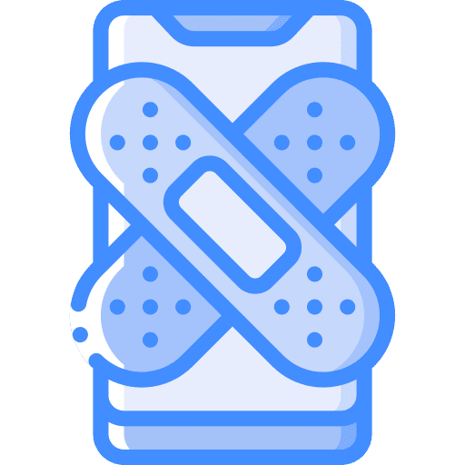 Plaster bandage mobile electronics icon