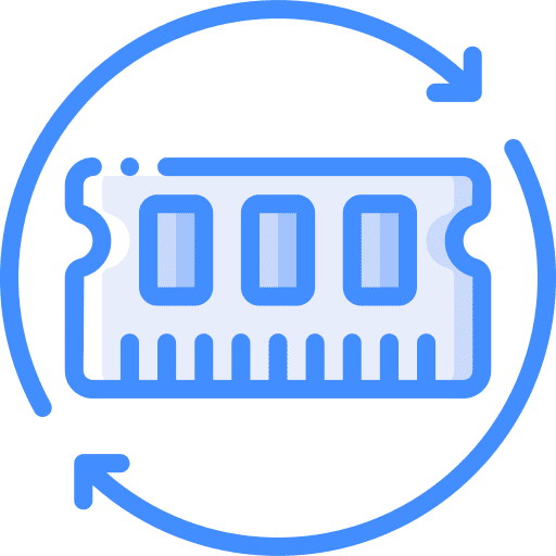 Ram memory ram hardware icon