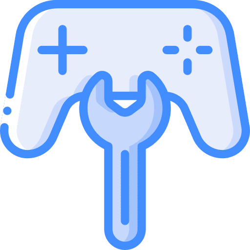 Repair gaming video game game controller icon