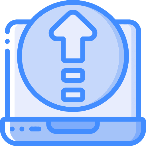 Upgrade pc monitor laptop computer ui icon