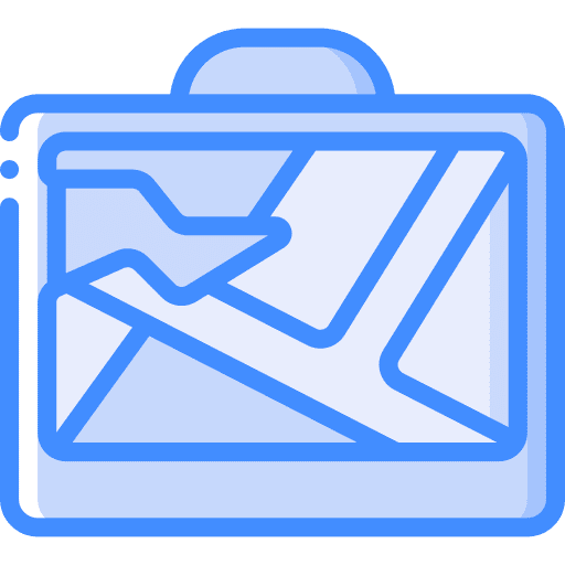 Navigation cursor cracked technology icon