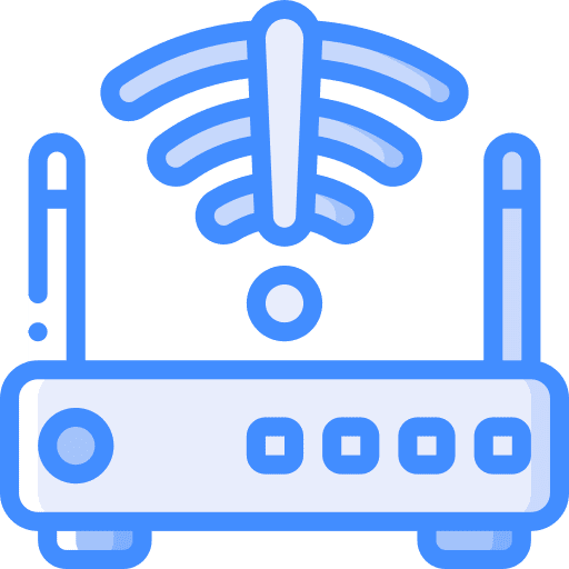 Router device electronics router device error icon