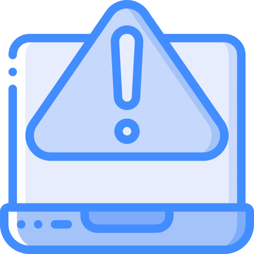 Warning security warning attention icon
