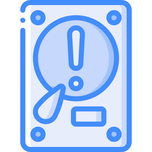 Hard drive hard drive files recovery icon