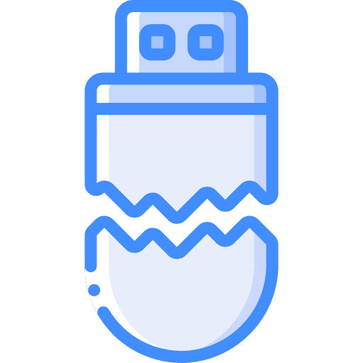 Usb electronics flash drive data storage icon