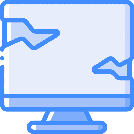 Cracked cracked electronics smash icon
