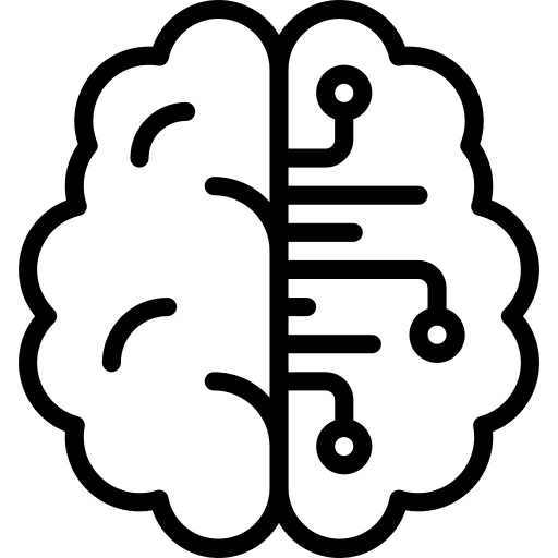 Human brain body part body organ human brain icon