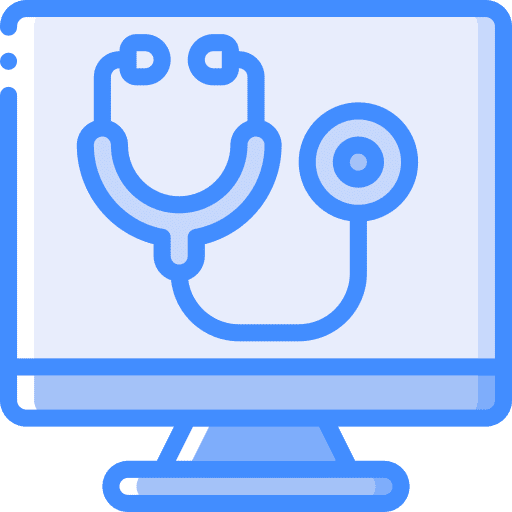 Stethoscope healthcare and medical diagnostic phonendoscope icon