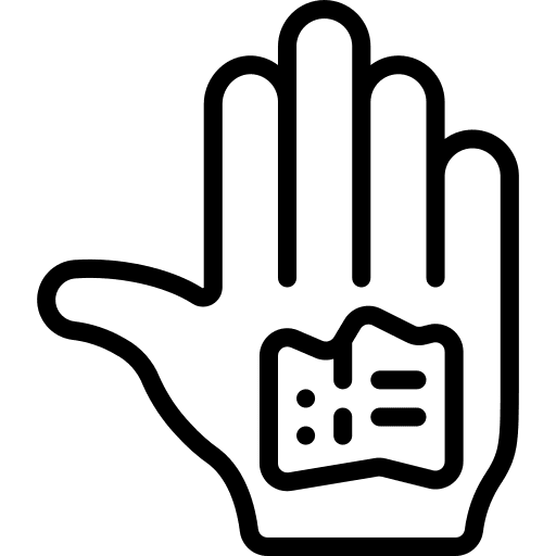 Implant electronic device digital chip icon