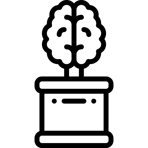 Brains brains stand trophy icon