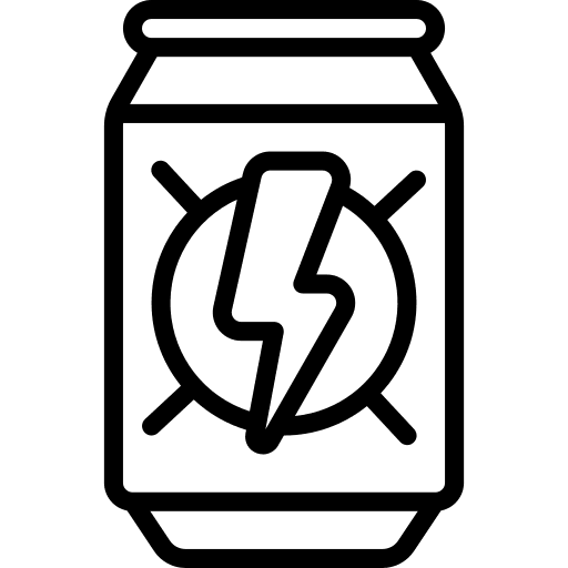 Energy drink nutrition beverage refreshment icon