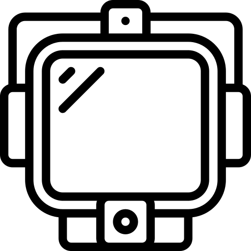Screen futuristic screen electronics icon