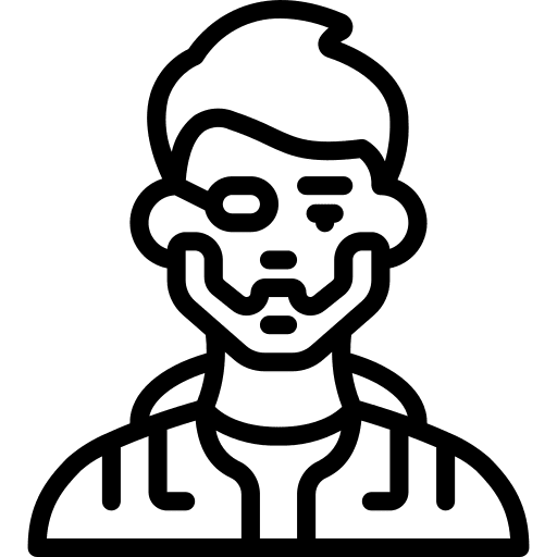 Cyborg electronics science fiction user icon