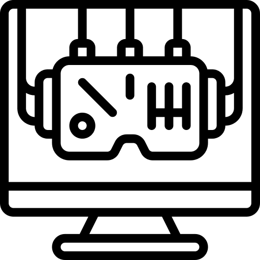 Ar headset repair desktop computer diagnostic icon