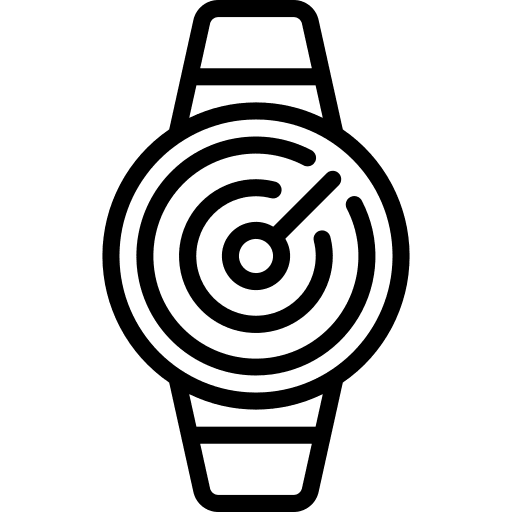 Radar sonar location technology icon