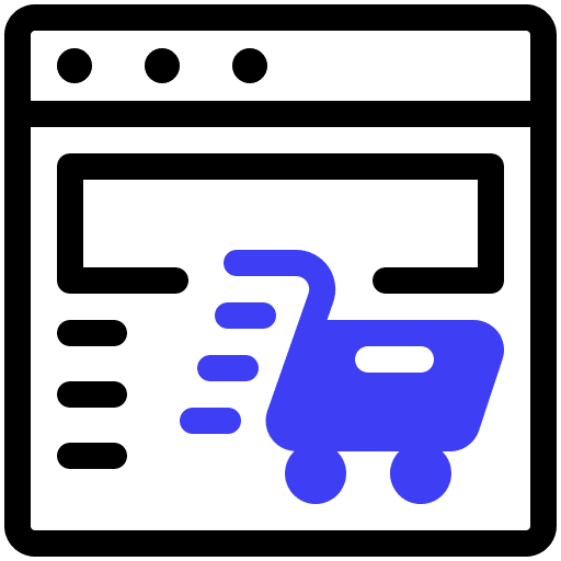 Browser website seo and web portal icon