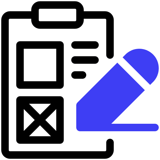 Clipboard verification tasks clipboard icon