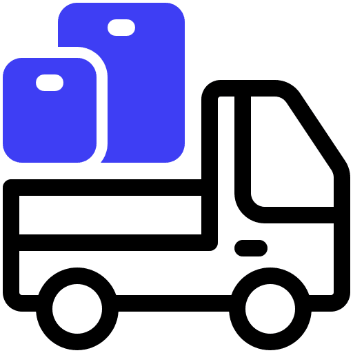Delivery truck shipping mover truck delivery icon