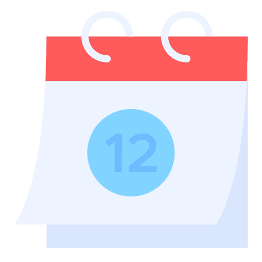 Calendar time and date schedule interface icon Calendar time and date schedule interface icon