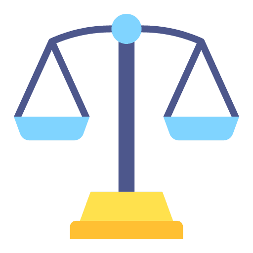 Justice scale justice scale judge weighing scale icon
