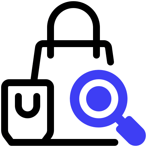 Search shopping search present icon Search shopping search present icon