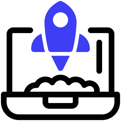 Startup business and finance seo and web computer icon Startup business and finance seo and web computer icon
