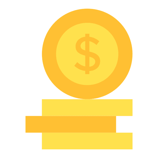 Coin cash price coin icon Coin cash price coin icon