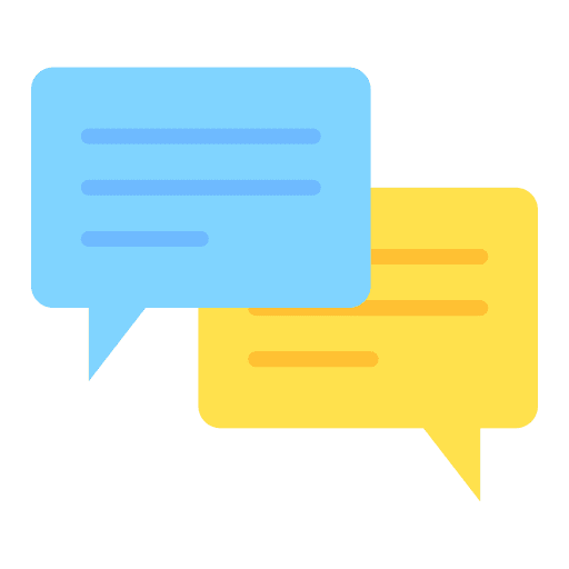Conversation customer service chat user icon Conversation customer service chat user icon