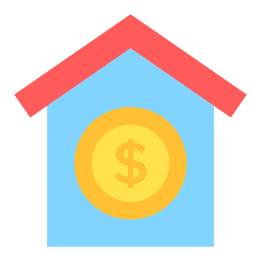 House dollar construction real estate icon House dollar construction real estate icon