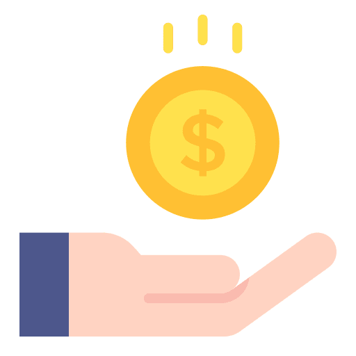 Saving money business and finance save money hand icon Saving money business and finance save money hand icon