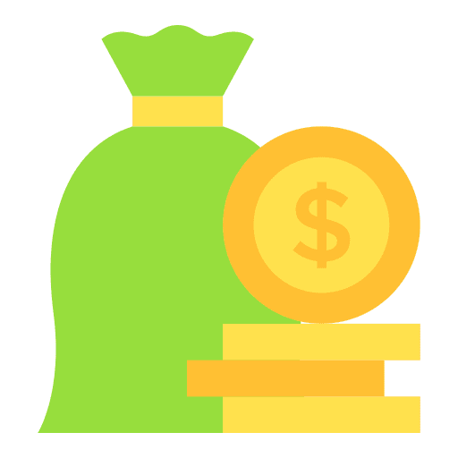 Money bag banking business currency icon Money bag banking business currency icon