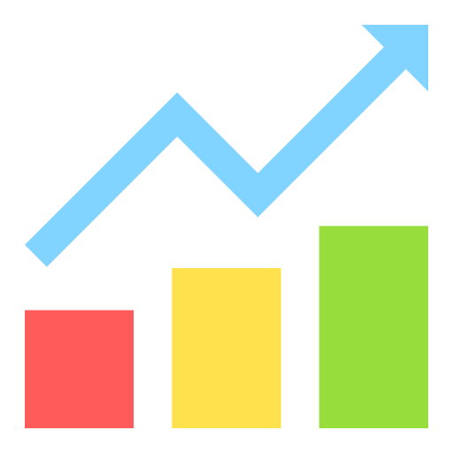 Up arrow graphic business business and finance icon Up arrow graphic business business and finance icon