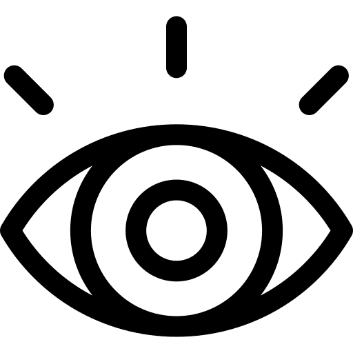 Eye vision ui eye icon