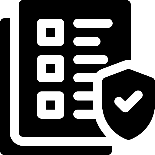 Compliant shield compliant policy icon