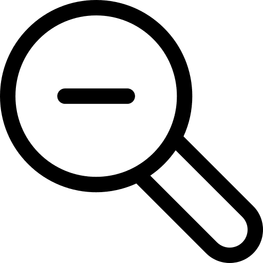 Zoom out zoom out loupe magnifying glass icon Zoom out zoom out loupe magnifying glass icon